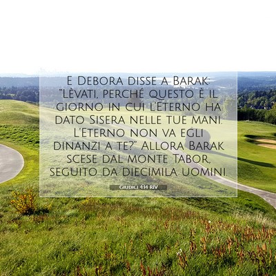 Giudici 4:14 Versetto della Bibbia Spiegato