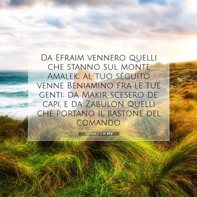 Giudici 5:14 RIV Immagine del Versetto della Bibbia