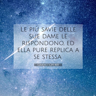 Giudici 5:29 RIV Immagine del Versetto della Bibbia