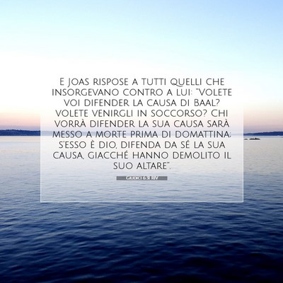 Giudici 6:31 Versetto della Bibbia Spiegato