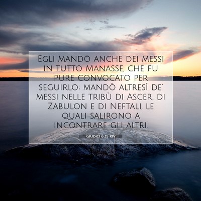 Giudici 6:35 Versetto della Bibbia Spiegato