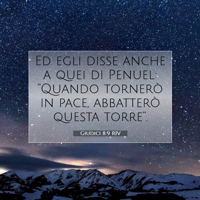 Giudici 8:9 Versetto della Bibbia Spiegato