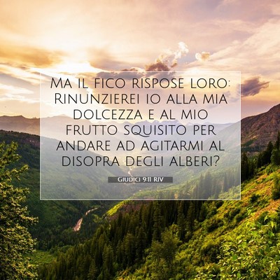 Giudici 9:11 Versetto della Bibbia Spiegato