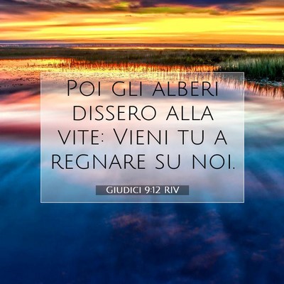 Giudici 9:12 Versetto della Bibbia Spiegato