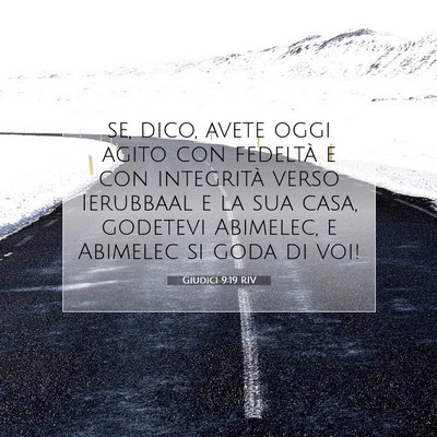 Giudici 9:19 RIV Immagine del Versetto della Bibbia