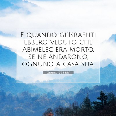 Giudici 9:55 Versetto della Bibbia Spiegato