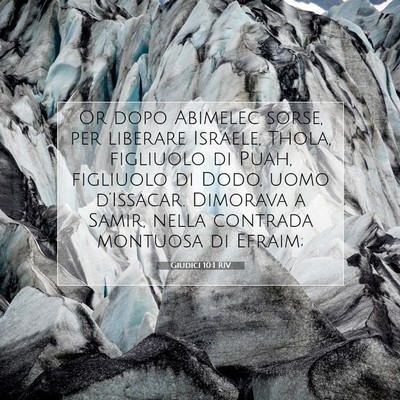 Giudici 10:1 RIV Immagine del Versetto della Bibbia