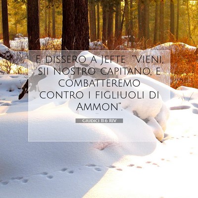 Giudici 11:6 Versetto della Bibbia Spiegato