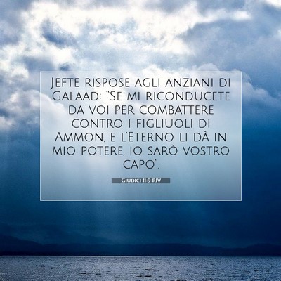 Giudici 11:9 Versetto della Bibbia Spiegato