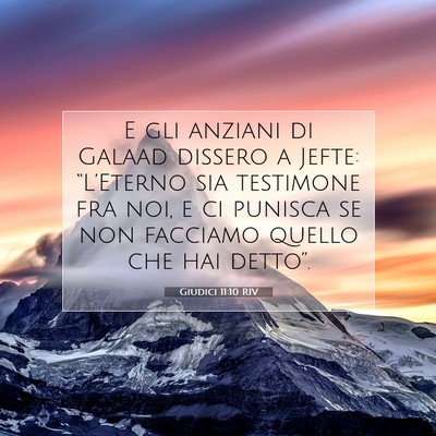 Giudici 11:10 Versetto della Bibbia Spiegato