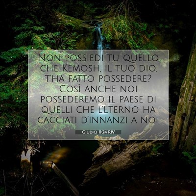 Giudici 11:24 RIV Immagine del Versetto della Bibbia
