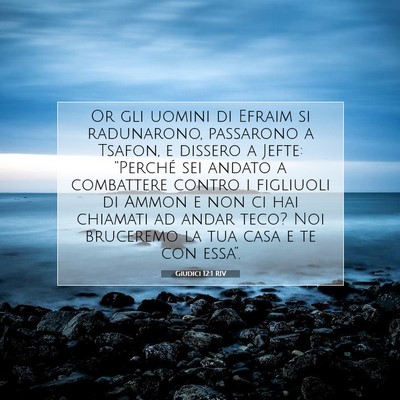 Giudici 12:1 RIV Immagine del Versetto della Bibbia