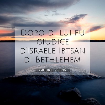 Giudici 12:8 RIV Immagine del Versetto della Bibbia