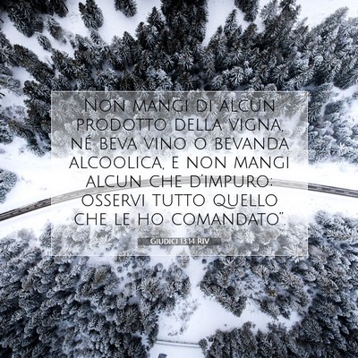 Giudici 13:14 Versetto della Bibbia Spiegato