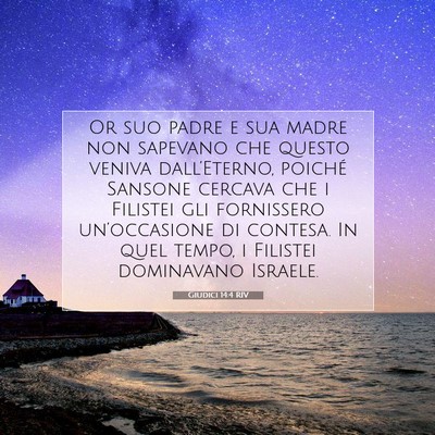 Giudici 14:4 Versetto della Bibbia Spiegato