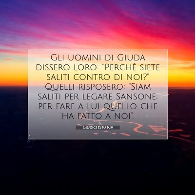 Giudici 15:10 Versetto della Bibbia Spiegato