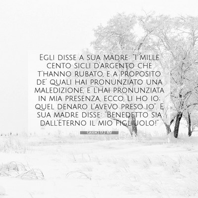 Giudici 17:2 RIV Immagine del Versetto della Bibbia