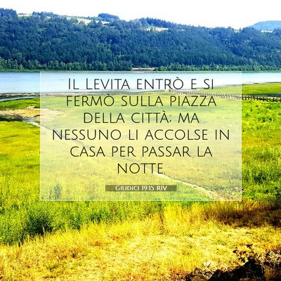 Giudici 19:15 Versetto della Bibbia Spiegato