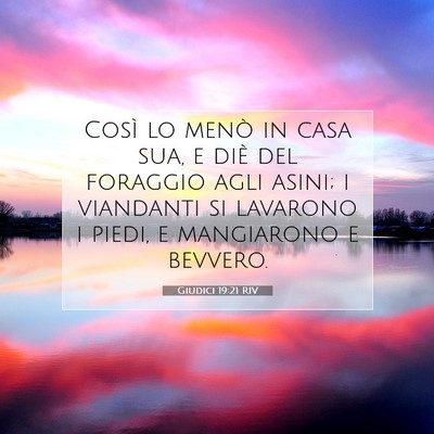 Giudici 19:21 Versetto della Bibbia Spiegato