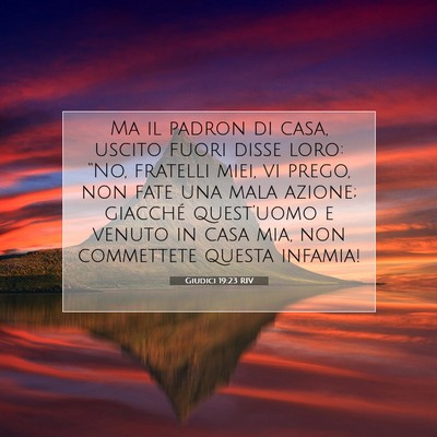 Giudici 19:23 Versetto della Bibbia Spiegato