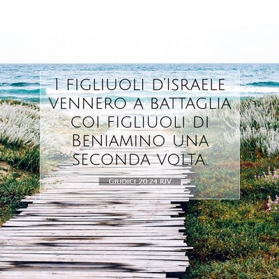 Giudici 20:24 Versetto della Bibbia Spiegato