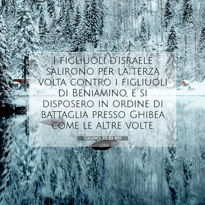 Giudici 20:30 Versetto della Bibbia Spiegato