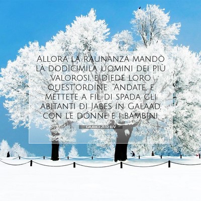 Giudici 21:10 RIV Immagine del Versetto della Bibbia