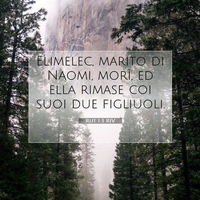Rut 1:3 Versetto della Bibbia Spiegato