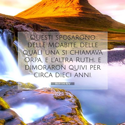 Rut 1:4 Versetto della Bibbia Spiegato