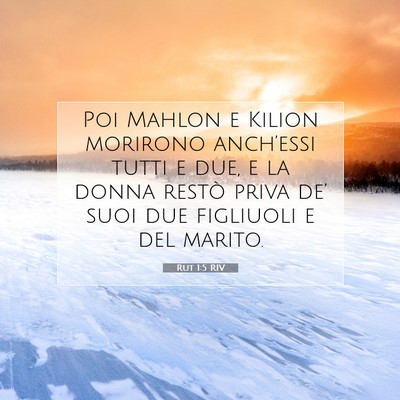 Rut 1:5 Versetto della Bibbia Spiegato