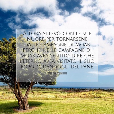 Rut 1:6 Versetto della Bibbia Spiegato