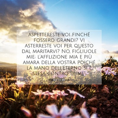 Rut 1:13 Versetto della Bibbia Spiegato