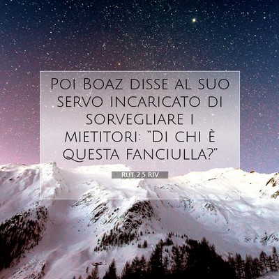 Rut 2:5 Versetto della Bibbia Spiegato