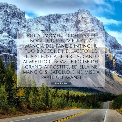 Rut 2:14 Versetto della Bibbia Spiegato
