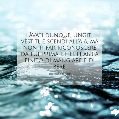 Rut 3:3 Versetto della Bibbia Spiegato