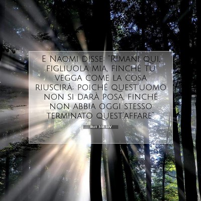 Rut 3:18 Versetto della Bibbia Spiegato