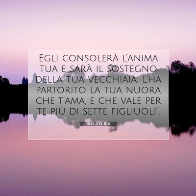 Rut 4:15 Versetto della Bibbia Spiegato