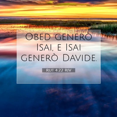 Rut 4:22 Versetto della Bibbia Spiegato
