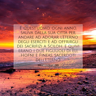 1 Samuele 1:3 Versetto della Bibbia Spiegato