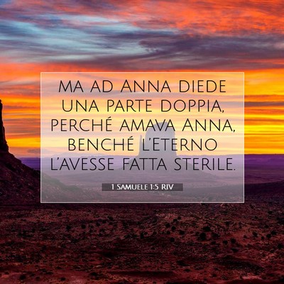 1 Samuele 1:5 Versetto della Bibbia Spiegato