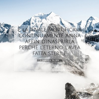 1 Samuele 1:6 Versetto della Bibbia Spiegato