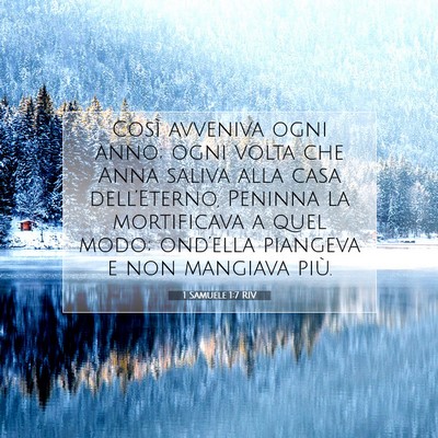 1 Samuele 1:7 Versetto della Bibbia Spiegato