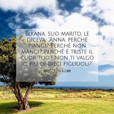 1 Samuele 1:8 Versetto della Bibbia Spiegato
