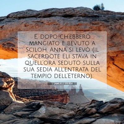 1 Samuele 1:9 Versetto della Bibbia Spiegato