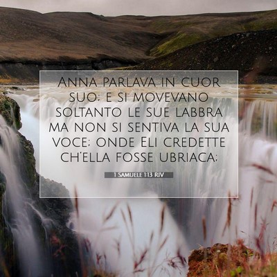 1 Samuele 1:13 Versetto della Bibbia Spiegato