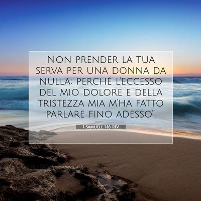 1 Samuele 1:16 Versetto della Bibbia Spiegato