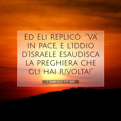 1 Samuele 1:17 Versetto della Bibbia Spiegato