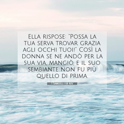 1 Samuele 1:18 Versetto della Bibbia Spiegato