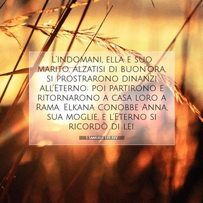 1 Samuele 1:19 Versetto della Bibbia Spiegato
