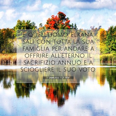 1 Samuele 1:21 Versetto della Bibbia Spiegato